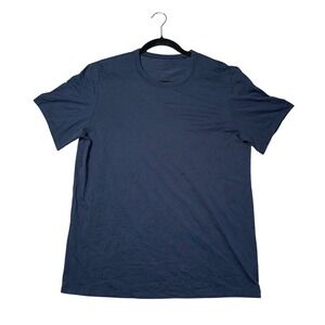 Lululemon Athletica Navy Blue Short Sleeve Crew Neck Athletic T-Shirt Women's